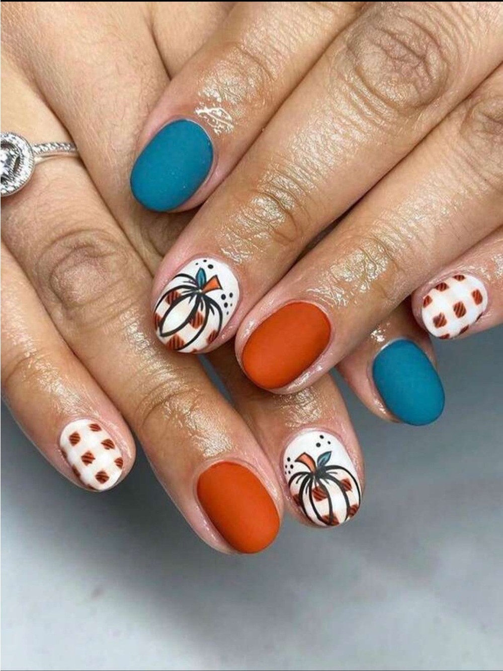 Falling for Fall Matte Press On Nail Set NEW 🏷️